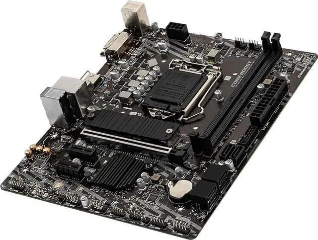 Alt view image 2 of 3 - Motherboard Fit forMSI B460M Bomber forIntel B460 LGA 1200 with I/O Back Plate Shield