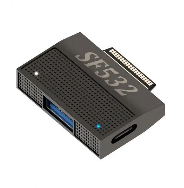 Main image of JAENFONG Adapter Magnetic to USB3.1 Type-A & 15V Type-C USB-C Data Charge SF532 for Surface Pro9 Pro8 Pro7 Pro6 Pro X Go Book