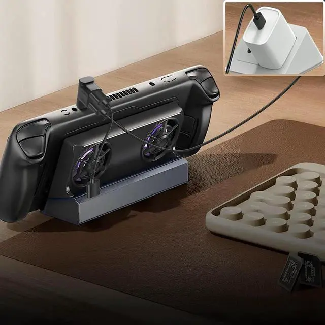 Alt view image 5 of 6 - Dual USB C Data Splitter Adapter 2-in-1 USB Type C Connectors Support 100W Fast Charge, USB3.1 (10Gbps) Data Transfer and 4K (60Hz) Resolution