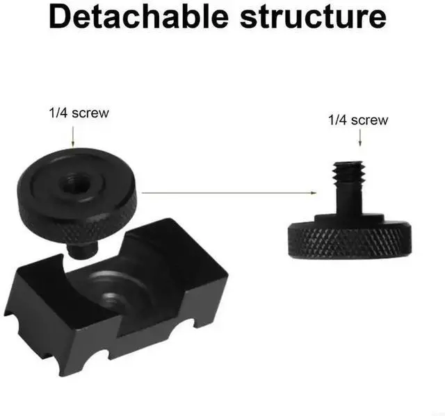 Alt view image 3 of 3 - JAENFONG Universal Camera HDMI-compatible Cable Clamp DSLR USB Wire Lock Clamp Photography Cable Clip for Video Monitor Camera