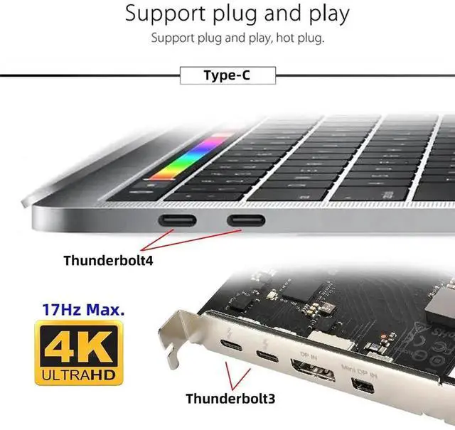 Alt view image 4 of 7 - JAENFONG Virtual Display Adapter USB-C Type-C DDC EDID Dummy Plug Headless Ghost Display Emulator 1920x1080p@60Hz