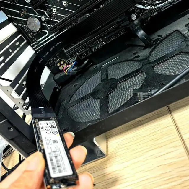 Main image of JAENFONG NGFF M.2 M-KEY NVME Extension Cable Expansion Card Pcie4.0 SATA6G Notebook External Extension Cable