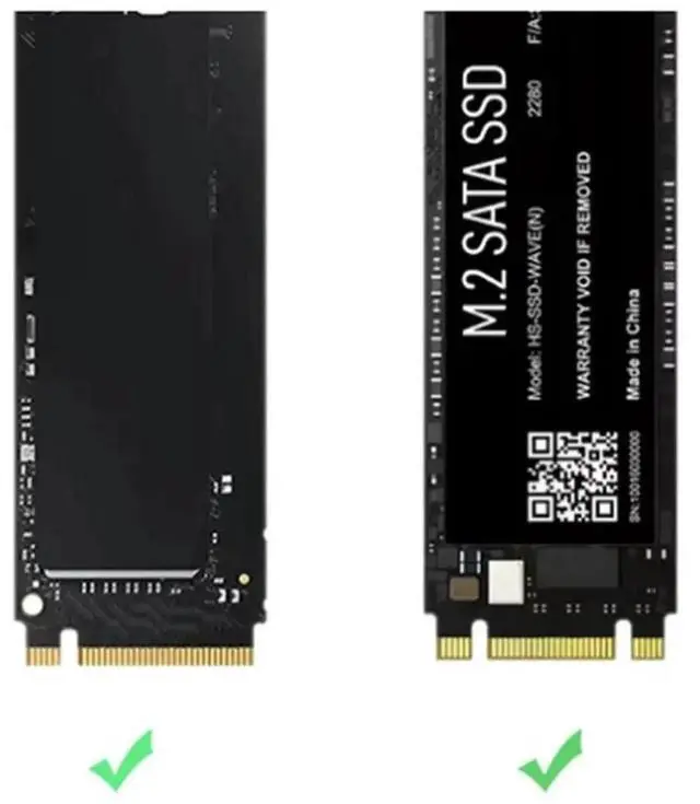 Alt view image 2 of 4 - JAENFONG NGFF M.2 M-KEY NVME Extension Cable Expansion Card Pcie4.0 SATA6G Notebook External Extension Cable