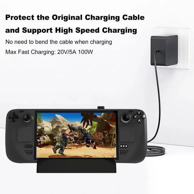 Alt view image 5 of 6 - JAENFONG 180 Degree Angle USB C Adapter 2 Pack, 180° U Shape Male to Female 10Gbps PD 100W Adapter Compatible with Steam Deck, Switch, Laptop, Tablet, Phone and More Type C Devices