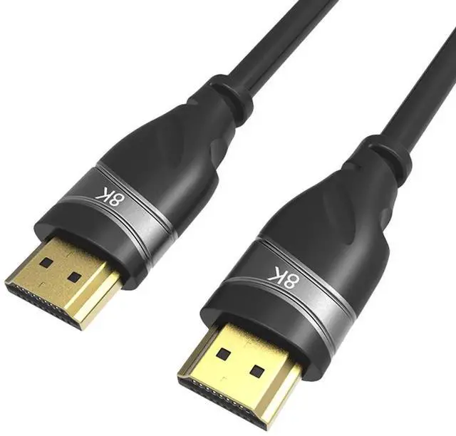 Alt view image 4 of 4 - JAENFONG HDMI 2.1 Ultra-HD UHD 8K 60hz Cable 48Gbs with Audio & Ethernet HDMI Cord 2M