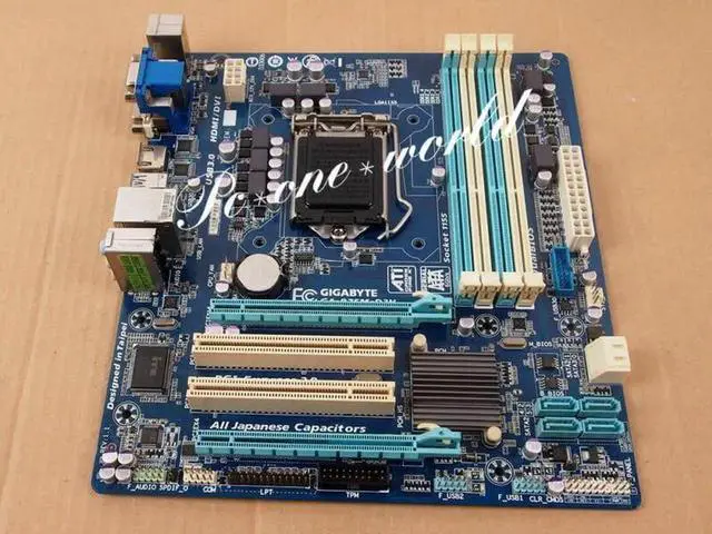 Alt view image 2 of 4 - Fit forGigabyte GA-B75M-D3H motherboard Socket 1155 DDR3 forIntel B75 Express 100% working
