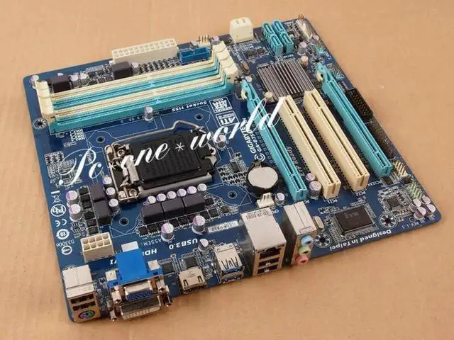 Alt view image 3 of 4 - Fit forGigabyte GA-B75M-D3H motherboard Socket 1155 DDR3 forIntel B75 Express 100% working