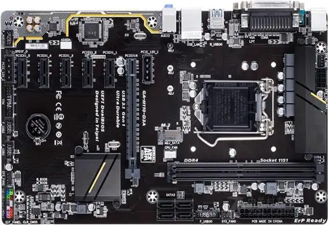 Main image of Fit forGigabyte H110-D3A Desktop GA-H110-D3A Motherboard H110M H110 Socket LGA 1151 DDR4 Computer Motherboards