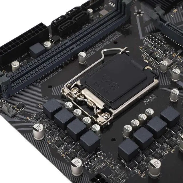Alt view image 3 of 6 - H510M S 2 Motherboard, LGA 1200 for 11th / 10th Gen Core CPUs, 64GB DDR4, PCI E 4.0, M.2 Interface, VGA Output, 1GbE LAN, 7.1 Audio, M ATX