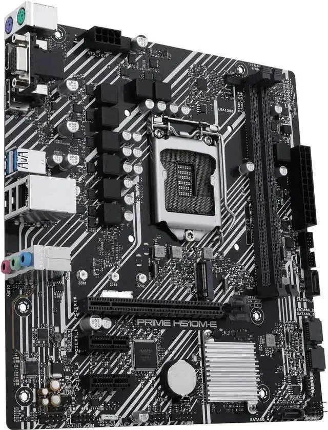 Alt view image 3 of 3 - Motherboard Fit forASUS Prime H510M-E forIntel LGA 1200 with I/O Back Plate Shield