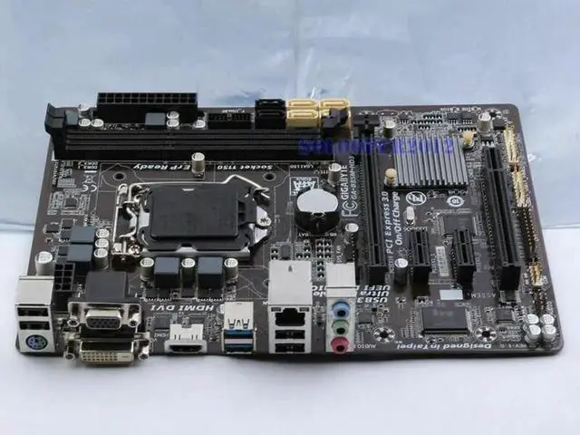 Alt view image 3 of 4 - Fit forGigabyte GA-B85M-HD3 Socket 1150 Motherboard forIntel B85 DDR3 Micro ATX USB 3.0