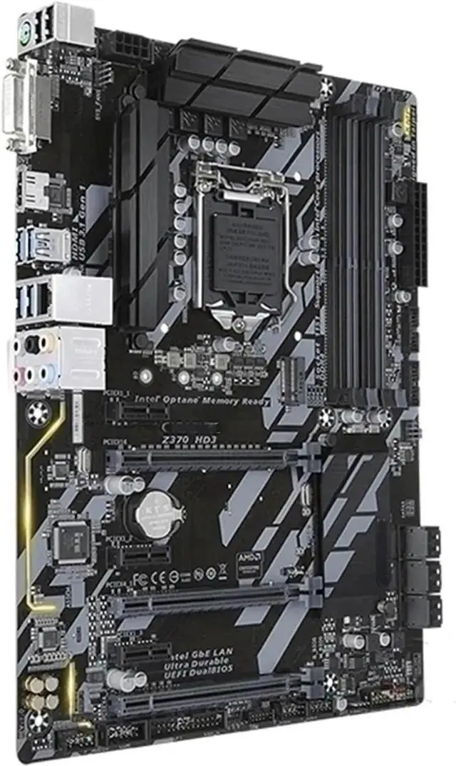 Alt view image 2 of 4 - Computer Motherboards Fit forGigabyte GA-Z370 HD3 Z370 HD3 Motherboard LGA1151 DDR4 Z370 Support I3 8100 I5 8500 I7 8700K