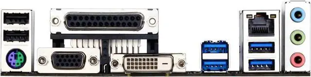 Alt view image 3 of 3 - Motherboard Fit forGigabyte GA-B250M-D3V for 6/7th Gen forIntel LGA 1151 with I/O Back Plate Shield - Industrial PackagedNon-Original Packaging