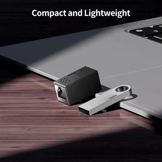 Alt view image 6 of 6 - JAENFONG Ethernet Coupler, 5 Pack 1000Mbps High Speed Ethernet Extender for Cat7 Cat6 Cat5e Cat5 Cable, Plug and Play, Female to Female Ethernet Connector, in Line Coupler