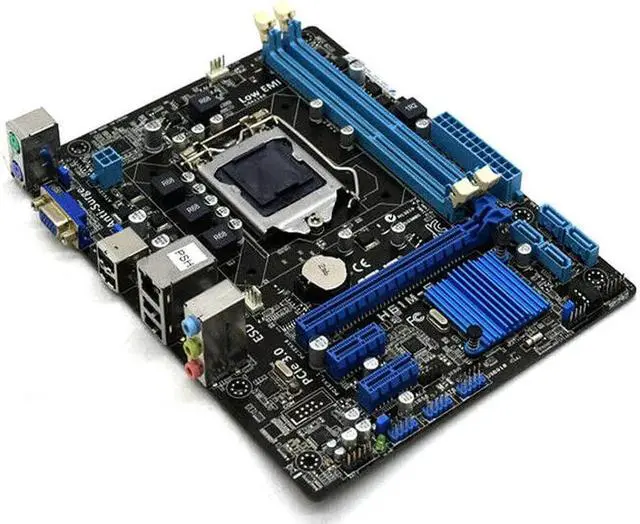 Alt view image 3 of 3 - forASUS for H61M-E Motherboard Desktop for Core i3 i5 i7 for LGA 1155 for DDR3 RAM