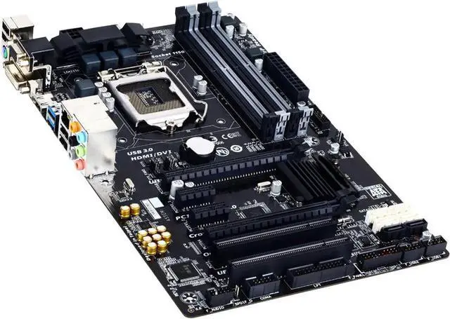 Alt view image 5 of 5 - Motherboard Fit forGigabyte GA-B85-HD3 for 4th Gen forIntel LGA 1150 with I/O Back Plate Shield