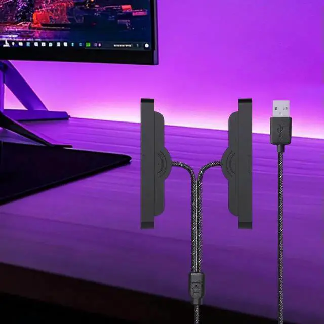 Alt view image 2 of 3 - JAENFONG Charging Cable 2 in 1 Portable Charger Cable for Nintendo Switch2 Joy-Con Controllers