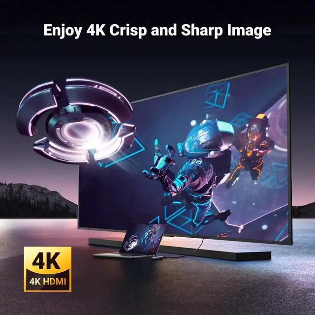 Alt view image 4 of 7 - JAENFONG Revodok 6 in 1 USB C Hub Gigabit Ethernet Adapter with 4K HDMI, 100W PD Charging, USB A Data Ports Compatible with Mac M1, M2, M3, iPad, iPhone 16 Pro/Pro Max, Steam Deck