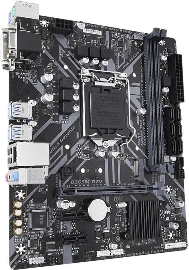 Main image of Motherboard Fit forGigabyte B365M D2V Micro ATX forIntel B365 M.2 SSD New 32G Double Channel Support 8 9 Gen LGA 1151 CPU Motherboard