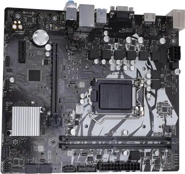 Alt view image 2 of 5 - Double Channel DDR4 Mainboard, LGA 1200 M.2 Motherboard, 64GB 3200MHz Memory, M ATX