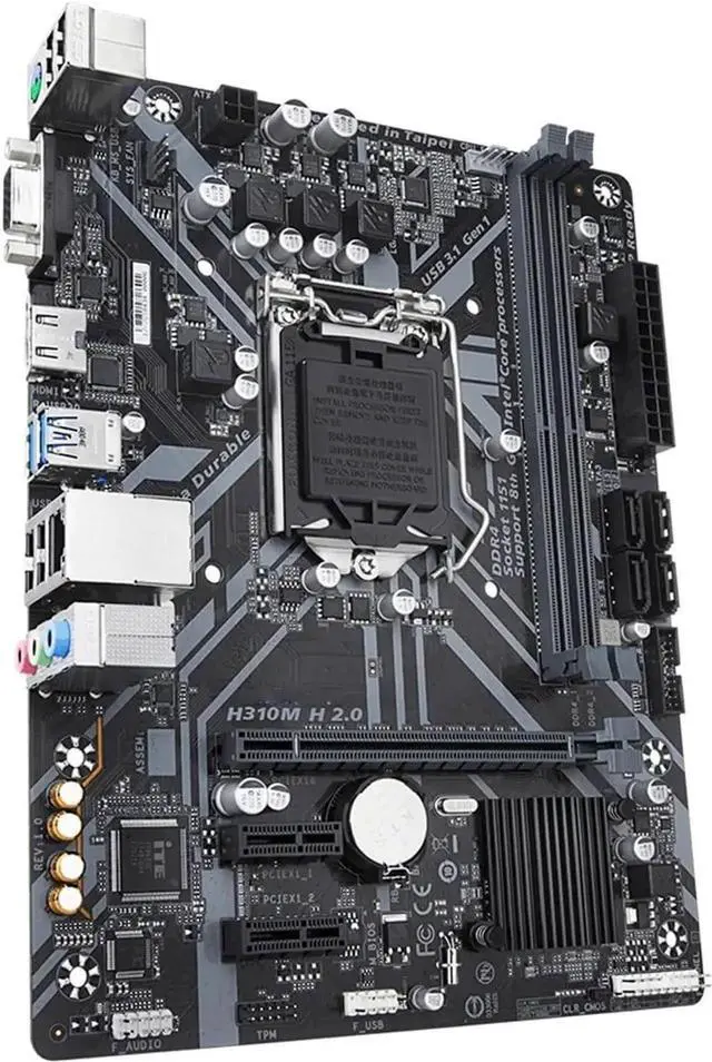 Alt view image 3 of 4 - Motherboard Fit forGigabyte Prime H310M H R2.0 Motherboard Supports forIntel LGA-1151 DDR4 2666MHz, SATA 6Gbps