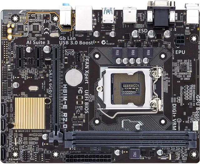 Alt view image 2 of 4 - Pc Motherboard Motherboard Fit forASUS H81M-E R2.0 Desktop Motherboard H81 Socket LGA 1150 I3 I5 I7 DDR3 16G Micro-ATX UEFI BIOS Original