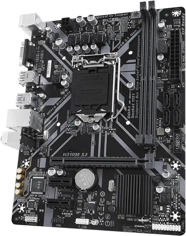 Alt view image 2 of 3 - Computer Motherboards Fit forGigabyte Prime H310M S2 Motherboard Supports forIntel LGA-1151 DDR4 2666MHz, SATA 6Gbps