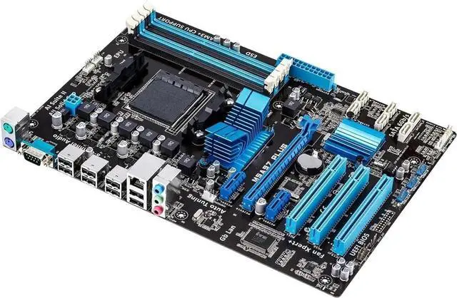 Alt view image 2 of 2 - Motherboard Fit forASUS M5A97 Plus Desktop Motherboard 970 Socket AM3 DDR3 SATA3 USB2.0