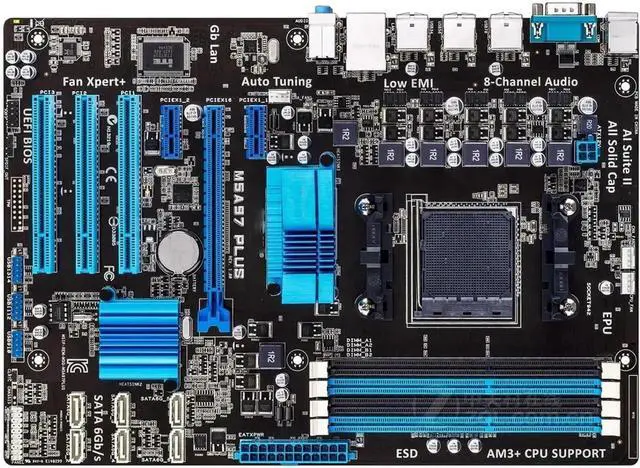 Main image of Motherboard Fit forASUS M5A97 Plus Desktop Motherboard 970 Socket AM3 DDR3 SATA3 USB2.0