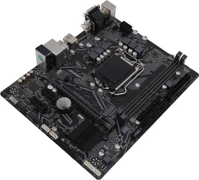 Alt view image 2 of 6 - B460M D2V Motherboard, for LGA 1200 10th Generation Core Pentium Celeron, M ATX Mainboard with 64GB DDR4, 6 III, 1 M.2 Slot