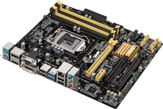 Alt view image 2 of 2 - Motherboard Fit forASUS B85M-E r2.0 forIntel LGA 1150 with I/O Back Plate Shield