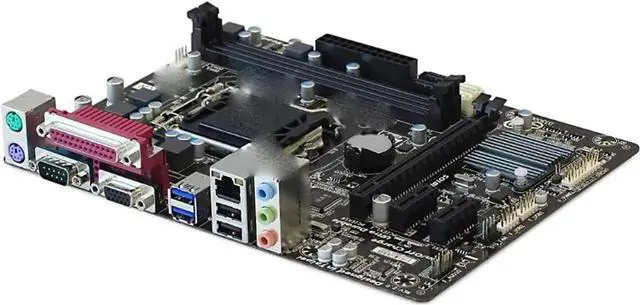 Alt view image 2 of 2 - Motherboard Fit for GA-H81M-DS2 LGA 1150 DDR3 16GB USB3.0 I3 I5 I7 H81M-DS2 H81 Desktop Motherboard Computer Motherboardgaming Motherboard Combo