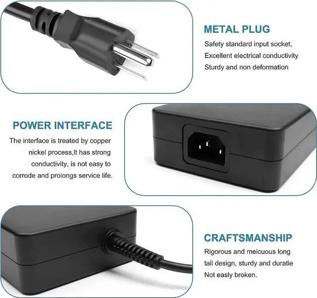 Alt view image 2 of 6 - 280W ADP-280BB B A18-280P1A Power Charger for M.SI Chicony GS77 GE66 GE76 Raider GP76 GP66 Leopard S93-0409330-C54 Clevo X170SM-G X170KM-G Laptop AC Adapter