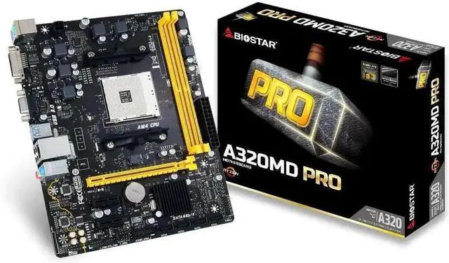 Alt view image 2 of 2 - Full A320MD PRO A320 Chipset AM4 Interface Desktop PC Motherboard Micro-ATX