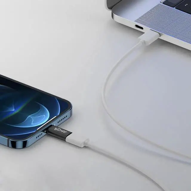 Alt view image 3 of 7 - JAENFONG 10Gbps USB 3.1 Type-C Male to Female Extension Power Data Video Adapter Reversible for Laptop Phone