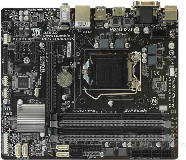 Main image of Computer Motherboards Motherboard Fit forGigabyte GA-B85M-DS3H Motherboard B85M-DS3H B85 Slot LGA 1150 DDR3 USB3.0 SATA3.0