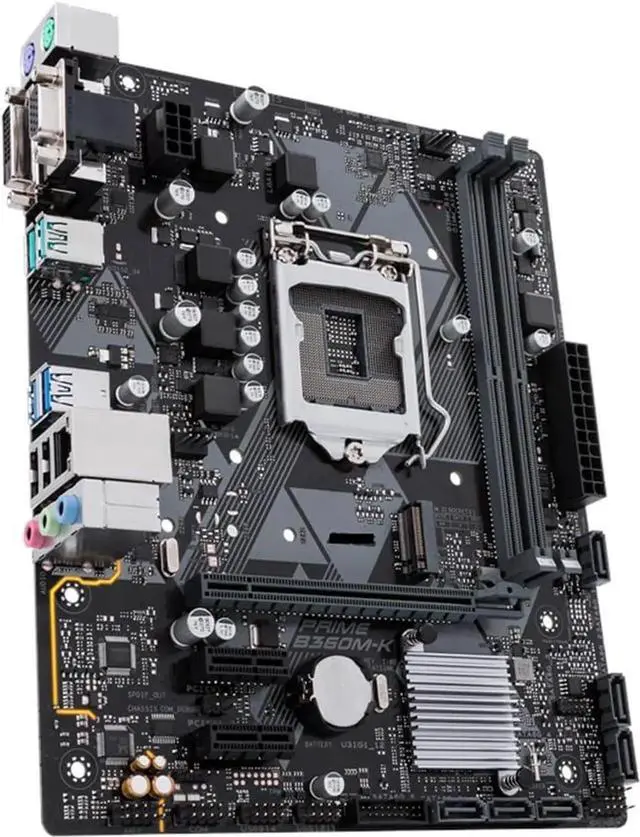 Alt view image 3 of 4 - Motherboard Fit forASUS Prime B360M-K forIntel LGA 1151 with I/O Back Plate Shield