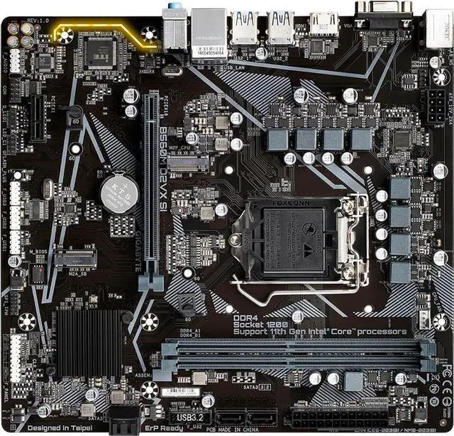 Main image of Motherboard Fit for B560M D2VX SI forIntel B560 LGA 1200 with I/O Back Plate Shield