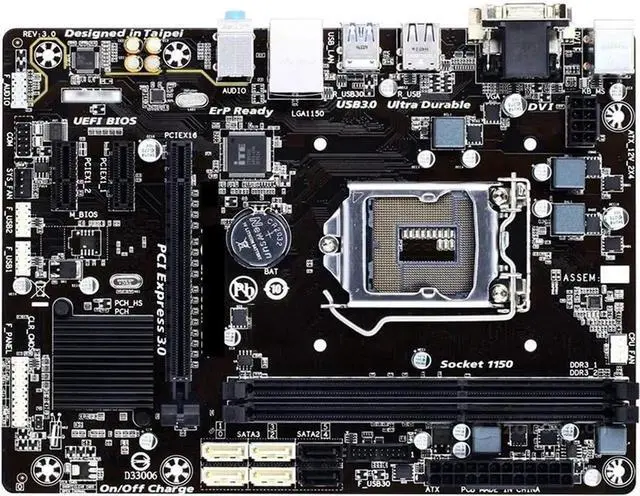 Main image of Micro ATX Mainboard Fit forGigabyte GA-B85M-D2V Fit forIntel LGA 1150 DDR3 B85M-D2V USB2.0 USB3.0 16GB B85 Mainboard PC Gaming Motherboard