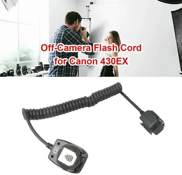 Alt view image 3 of 3 - JAENFONG OC-E3 Off Camera Flash Camera Extension Cord Flash Sync Focus Cable Cord Remote Focus Cable for Flashlight for