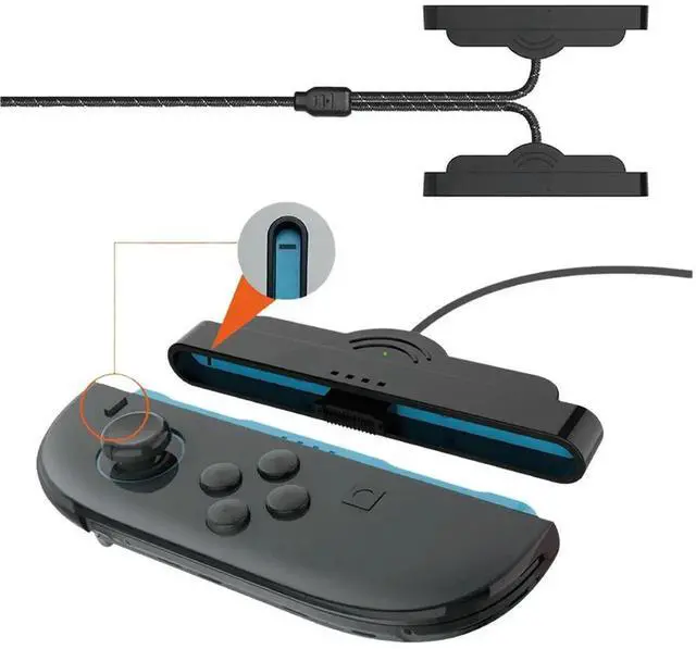 Alt view image 2 of 3 - JAENFONG Charging Cable 2 in 1 Controller Charger for Nintendo Switch2 Joy-Con Controllers