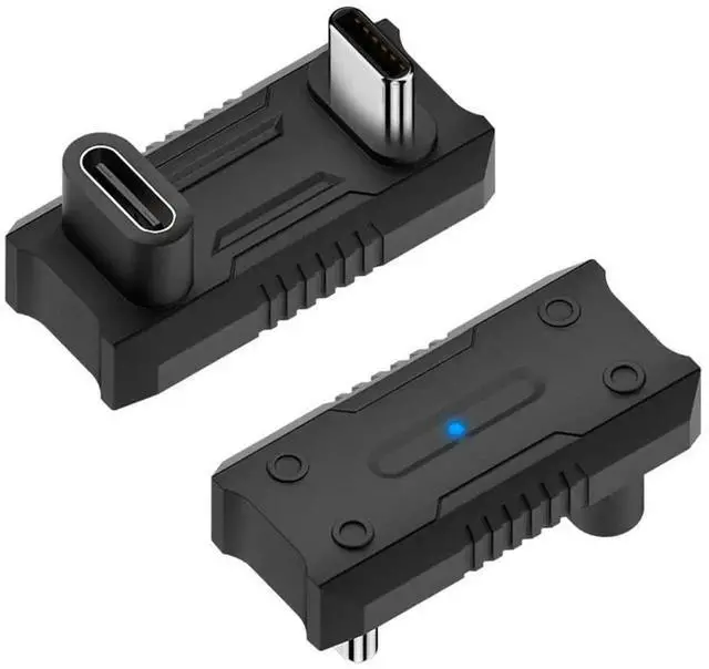 Main image of JAENFONG USB-C To USB-C Adapter 20Gbps USB-C Male To USB-C Female Adapter 8K@60Hz 180 Degree U-shaped for Rog Ally Game Console