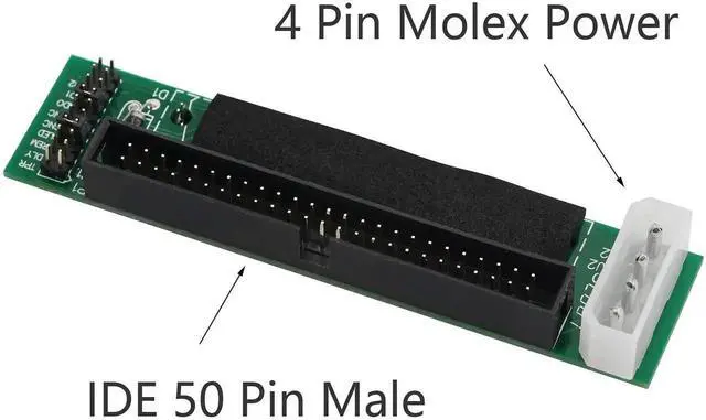 Alt view image 4 of 7 - SCSI SCA 80 Pin Female to IDE 50 Pin Male Adapter Converter for Hard Disk, Computer