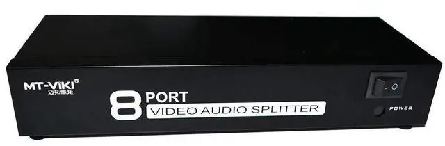 Alt view image 4 of 7 - MT-VIKI 8 Way 3 RCA Splitter Composite Video Audio Distribution (1 in 8 Out)