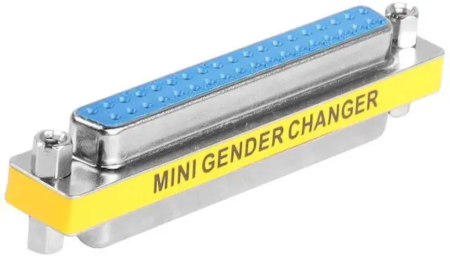 Alt view image 7 of 7 - JAENFONG DB37 37 Pin Gender Changer D-SUB 37Pin Female to Femake Coupler Serial Cable Gender Changer VGA Adapter Connector-2PCS (Female)