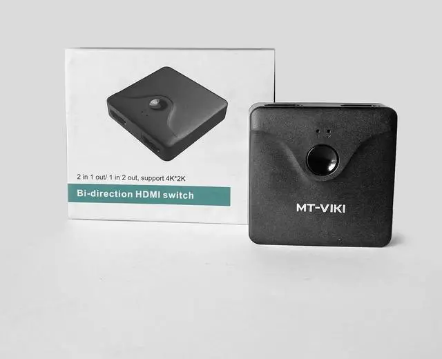 Alt view image 7 of 7 - MT-VIKI 4K HDMI Switch 2 in 1 Out Bi-Directional HDMI 2.0 Switcher Splitter 1 in 2 Out (One Display at a Time), 4K@60Hz, HDR, 3D, Compatible with Xbox PS5