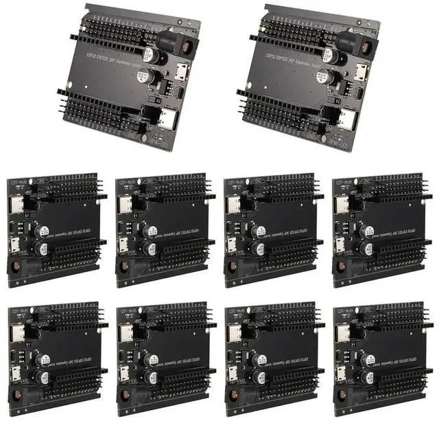 Alt view image 4 of 4 - JAENFONG ESP32 DEVKIT V1 Power Supply Panel ESP32 30P Power Board ESP32S Development Board Expansion Board