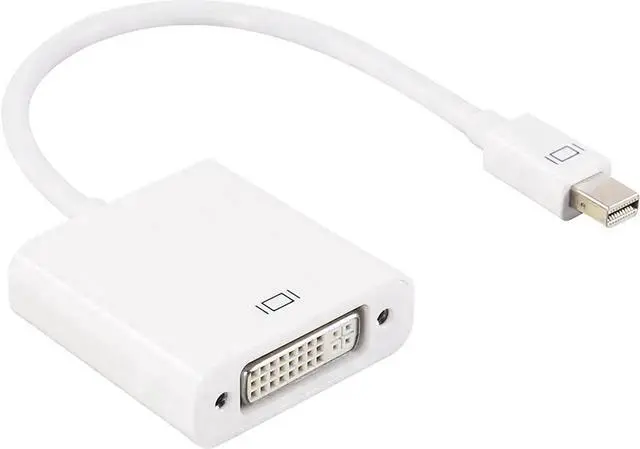 Alt view image 3 of 5 - 1080p Thunderbolt Mini DisplayPort to DVI-D Passive Converter - Mini DP to DVI Adapter - 1920x1200 - MDP to DVI - White