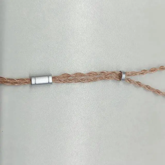 Main image of JAENFONG 1.25m IEM Cable Silver Plated Earphone Cords Universal Long Earbud Cord DIY Replacement MMCX Cable Repair DIY HIFI MMCX Earphone