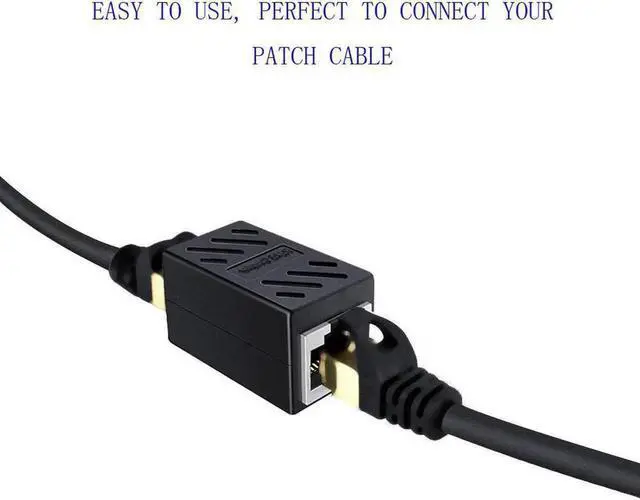 Alt view image 5 of 7 - RJ45 Coupler, Ethernet Coupler, Ethernet Cable Extender Adapter, Ethernet Coupler for Cat 7 Cat6 Cat5 Cat5e Ethernet Cable Coupler Network Coupler, Female to Female (2 Pack)